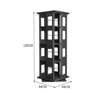 Bibliothèque rotative à 360 degrés en bois massif JOSEPH 