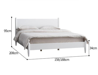 Lit nordique moderne ASHER 1,5 m/1,8 m Queen/King Size