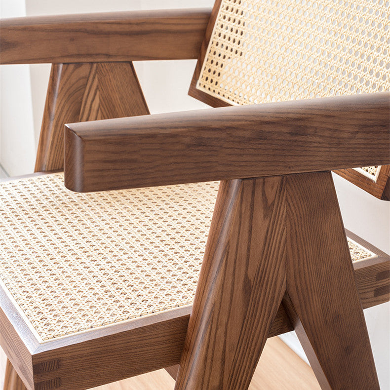 Fauteuil en bois massif Atticus 