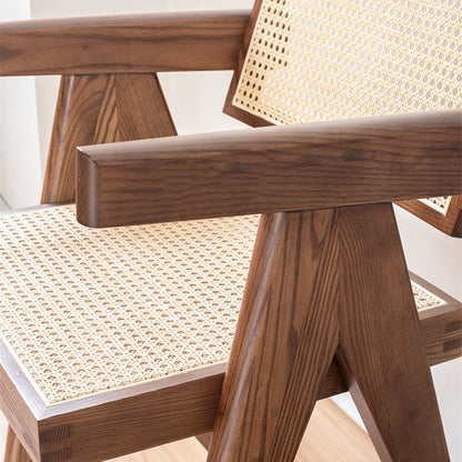 Fauteuil en bois massif Atticus 