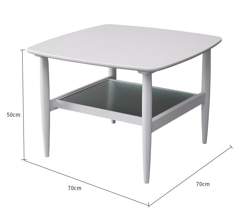 Table basse Harrison en bois massif pour salon
