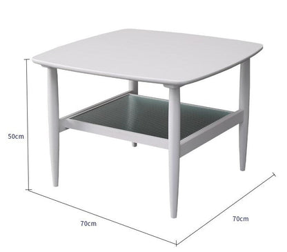 Table basse Harrison en bois massif pour salon