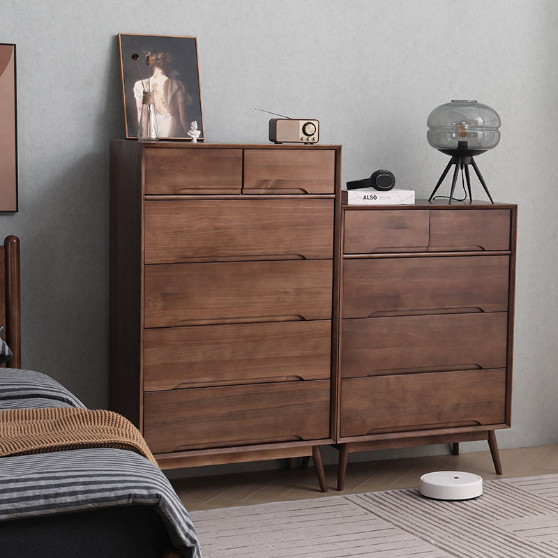 Commode scandinave en bois massif ANN (4 couleurs, 2 tailles)