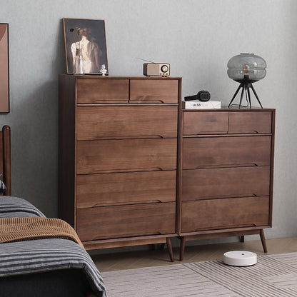 Commode scandinave en bois massif ANN (4 couleurs, 2 tailles)