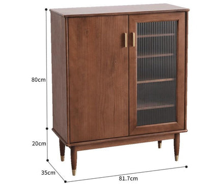 Armoire de rangement/armoire à chaussures Brandon en bois massif 