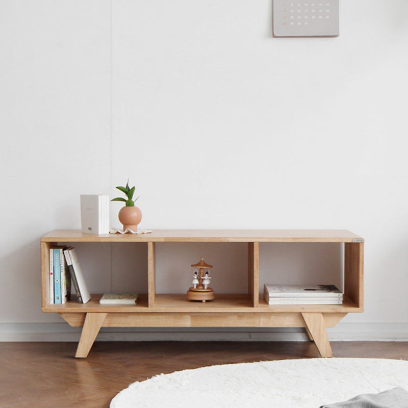 Meuble TV / présentoir Diana NEW YORK HILTON en bois dur nordique (noyer / couleur naturelle) 