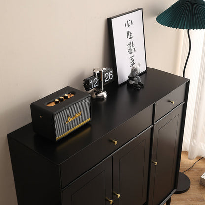 Elise SWEDEN Buffet Buffet en bois dur Meuble à chaussures scandinave en tissu 4 couleurs 2 tailles