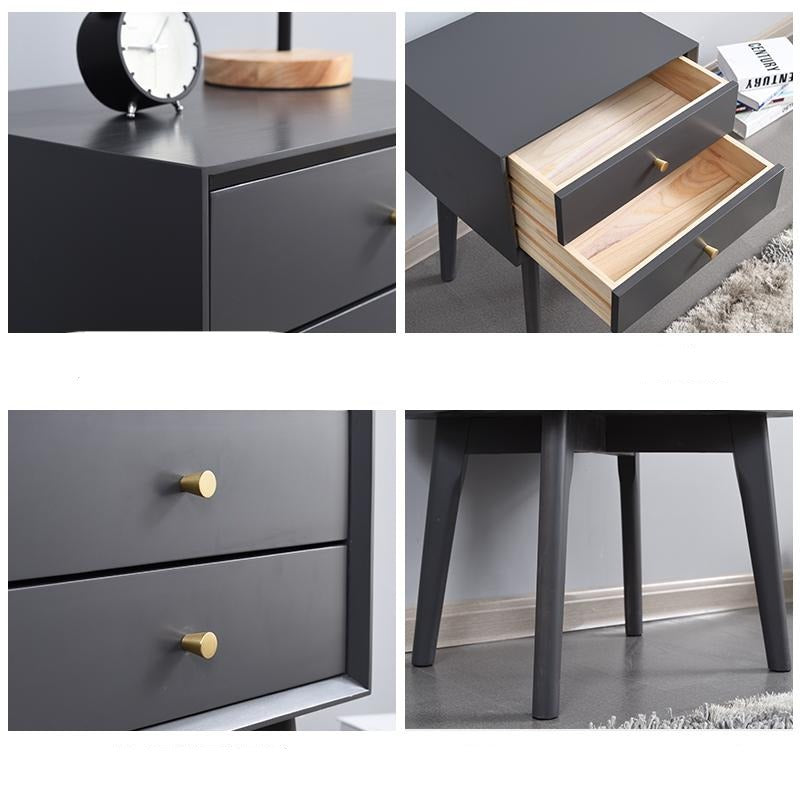 GABRIEL Lampe de chevet moderne en bois massif de style nordique