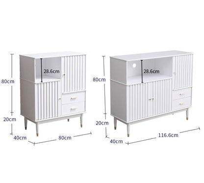 Buffet en bois massif ADELE HYATT (2 tailles, 4 couleurs)