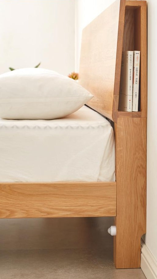 Lit nordique japonais BRYSON en bois massif