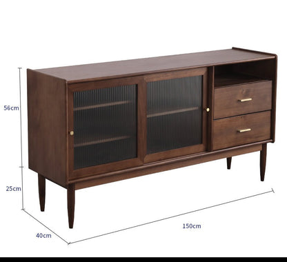 Buffet AMALIA Scandinavia Buffet moderne en bois massif (4 couleurs)