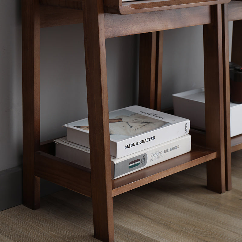 Bibliothèque en pin massif ANTHONY Rangement précieux / Livres