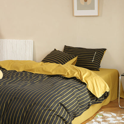 Ensemble de draps à rayures Arrian