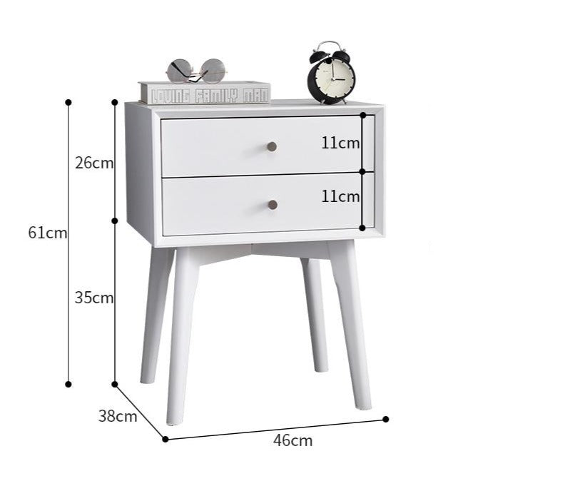 GABRIEL Lampe de chevet moderne en bois massif de style nordique