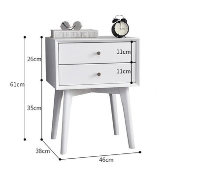GABRIEL Lampe de chevet moderne en bois massif de style nordique