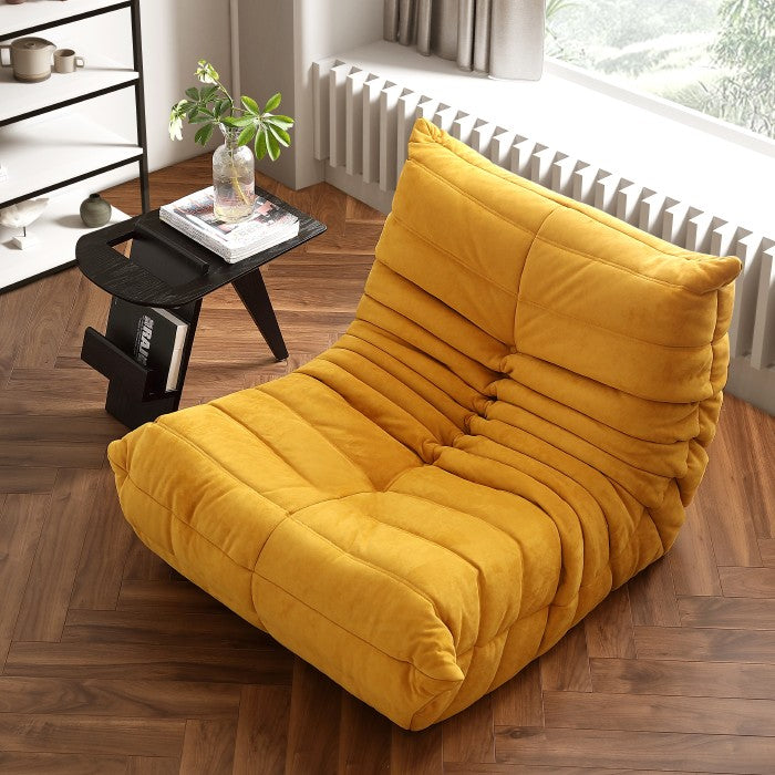 Fauteuil en velours Kruska