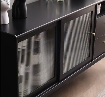 Buffet AMALIA Scandinavia Buffet moderne en bois massif (4 couleurs)