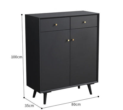 Meuble à chaussures Eileen SWEDEN en bois dur scandinave nordique, 4 couleurs et 4 tailles