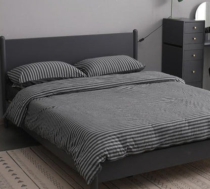 Lit contemporain LEON au design nordique élémentaire, 1,5/1,8 m, Queen/King Size