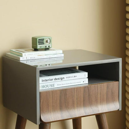 Leflore 1 - Table de chevet à tiroirs