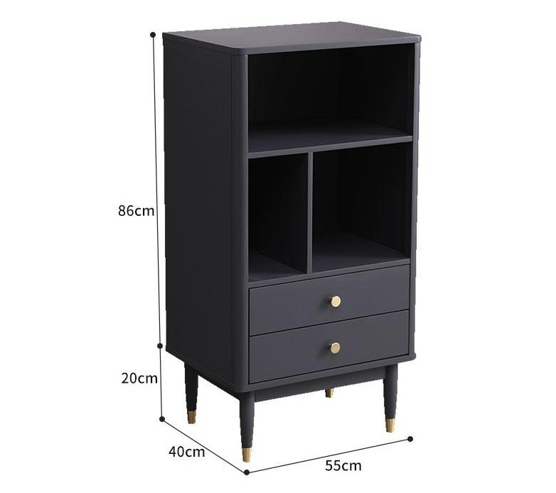 Bibliothèque classique moderne ANGEL en bois de pin 