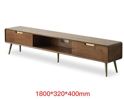 Table basse Lucas en bois massif de luxe nordique 