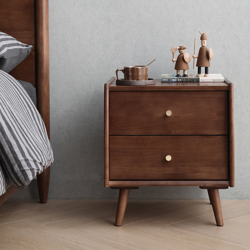 Table de chevet EMERSON HYATT en bois massif, style nordique, table de chevet (4 couleurs)