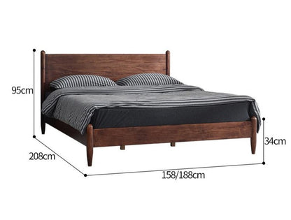 Lit nordique moderne ASHER 1,5 m/1,8 m Queen/King Size