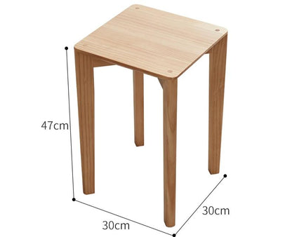 Tabouret de salle à manger moderne et nordique AARON
