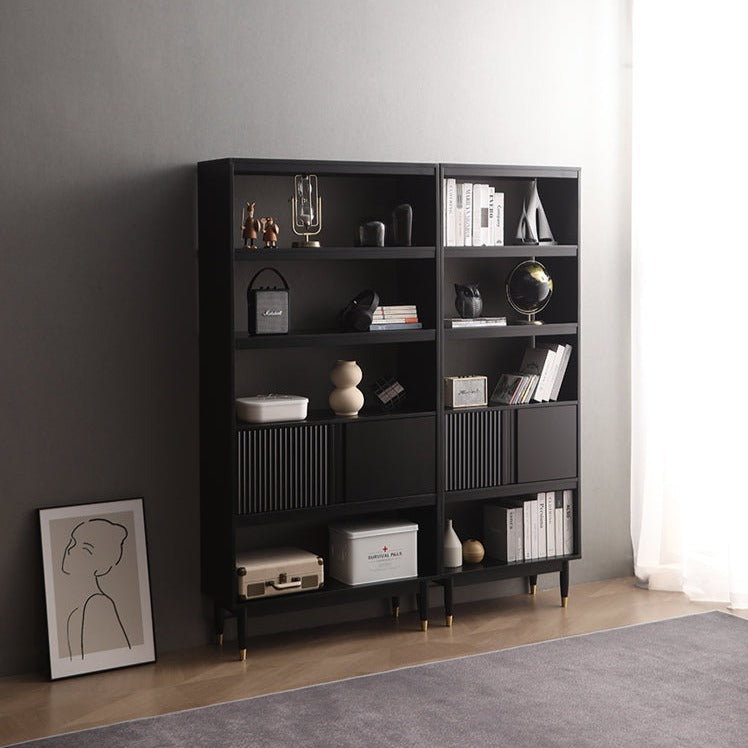 Bibliothèque ISABEL HYATT en bois massif nordique (2 tailles, 4 couleurs)