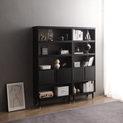 Bibliothèque ISABEL HYATT en bois massif nordique (2 tailles, 4 couleurs)