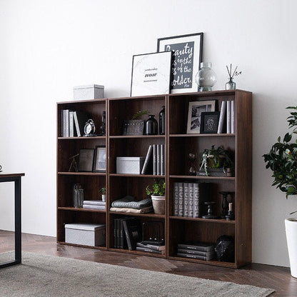 Christina NEW YORK HILTON Bibliothèque scandinave en bois dur massif