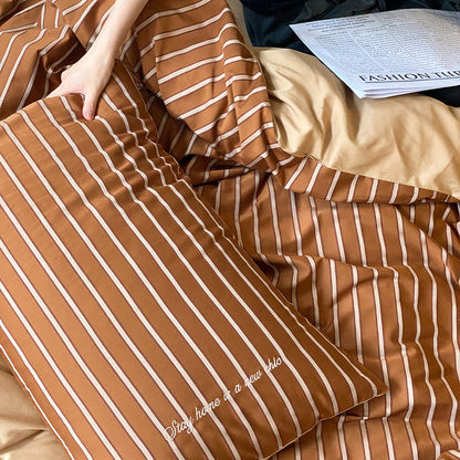 Ensemble de draps à rayures Arrian