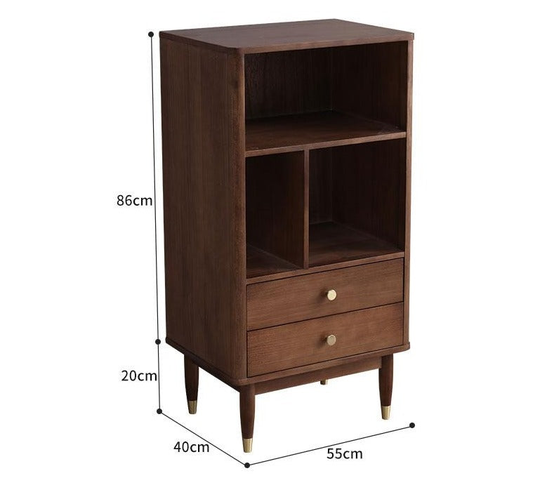 Bibliothèque classique moderne ANGEL en bois de pin 