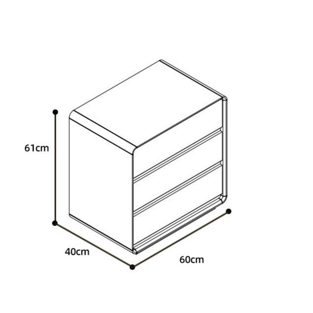 CLARISSA SWEDEN Commode scandinave en bois massif 