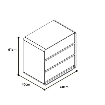 CLARISSA SWEDEN Commode scandinave en bois massif 