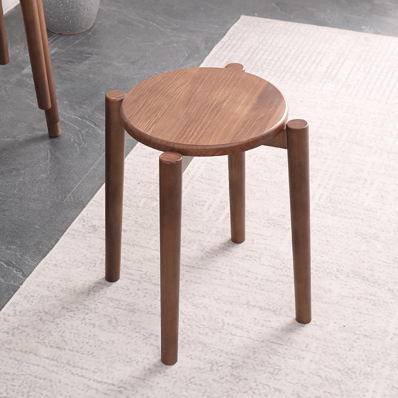 Tabouret scandinave DAMIAN en bois massif nordique