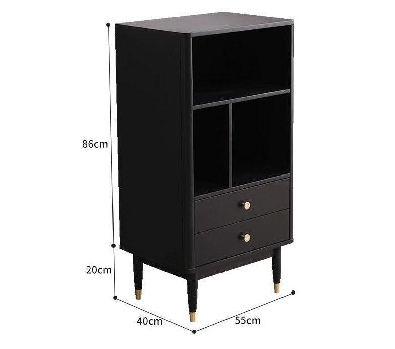 Bibliothèque classique moderne ANGEL en bois de pin 