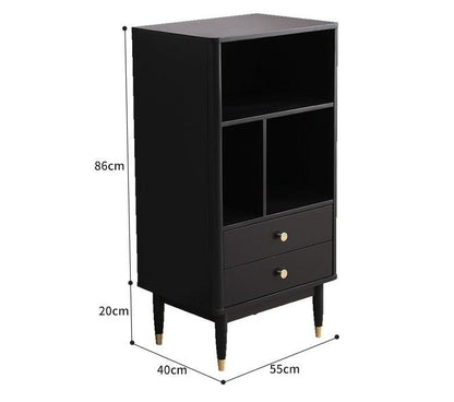 Bibliothèque classique moderne ANGEL en bois de pin 