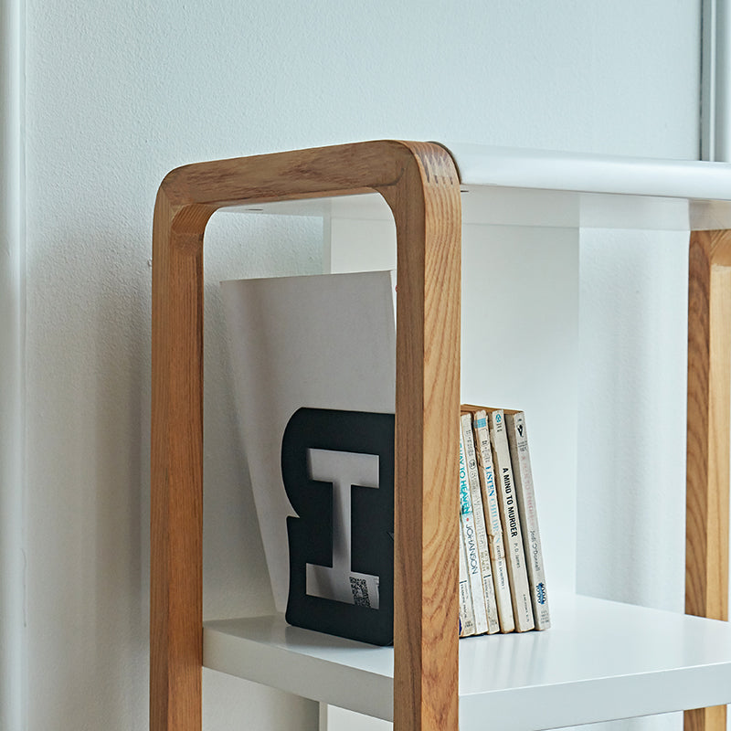 Bibliothèque en bois massif Lemington