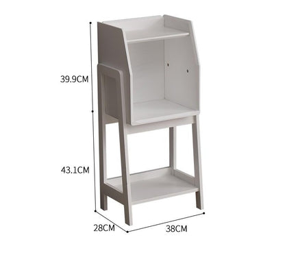 Bibliothèque en pin massif ANTHONY Rangement précieux / Livres