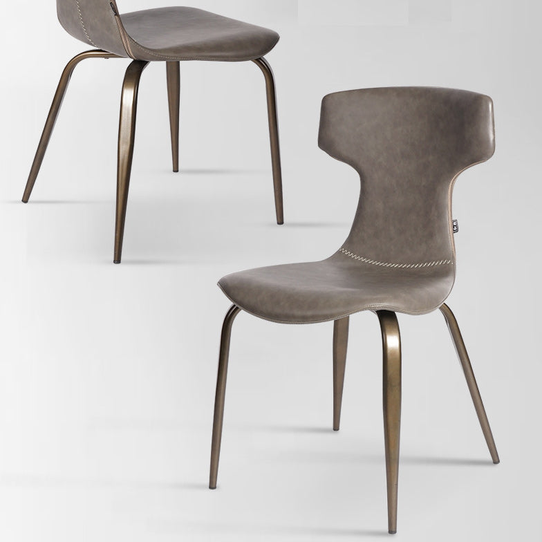 Chaise de salle à manger en similicuir Carvelho (lot de 2) 