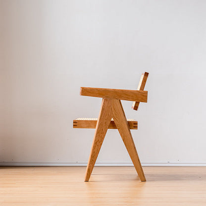 Fauteuil en bois massif Atticus 