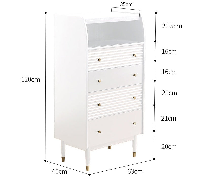 ISABELLE TOKYO Coiffeuse nordique avec miroir et style scandinave japonais (couleur noyer, noir, gris, blanc)