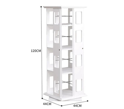 Bibliothèque rotative à 360 degrés en bois massif JOSEPH 