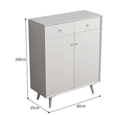 Meuble à chaussures Eileen SWEDEN en bois dur scandinave nordique, 4 couleurs et 4 tailles