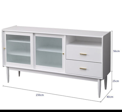 Buffet AMALIA Scandinavia Buffet moderne en bois massif (4 couleurs)