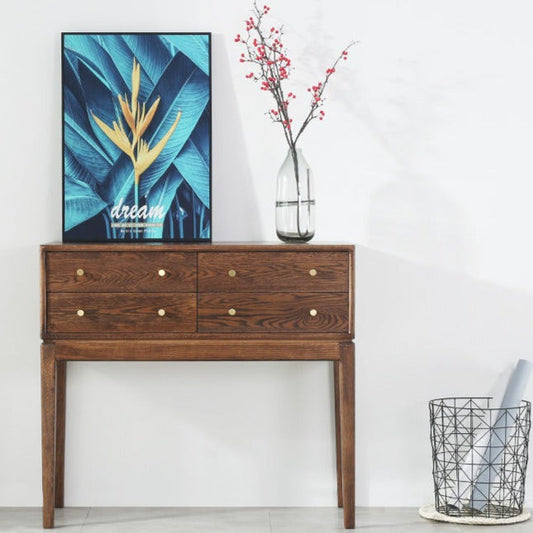 Console Joanna RITZ, commode à tiroirs, meuble d'entrée de style américain 