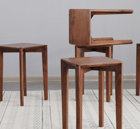 Tabouret de salle à manger moderne et nordique AARON