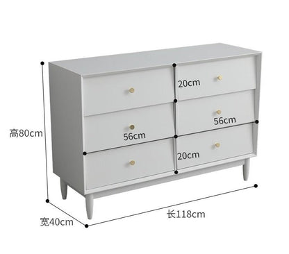 Grande commode minimaliste à tiroirs ADRIAN 